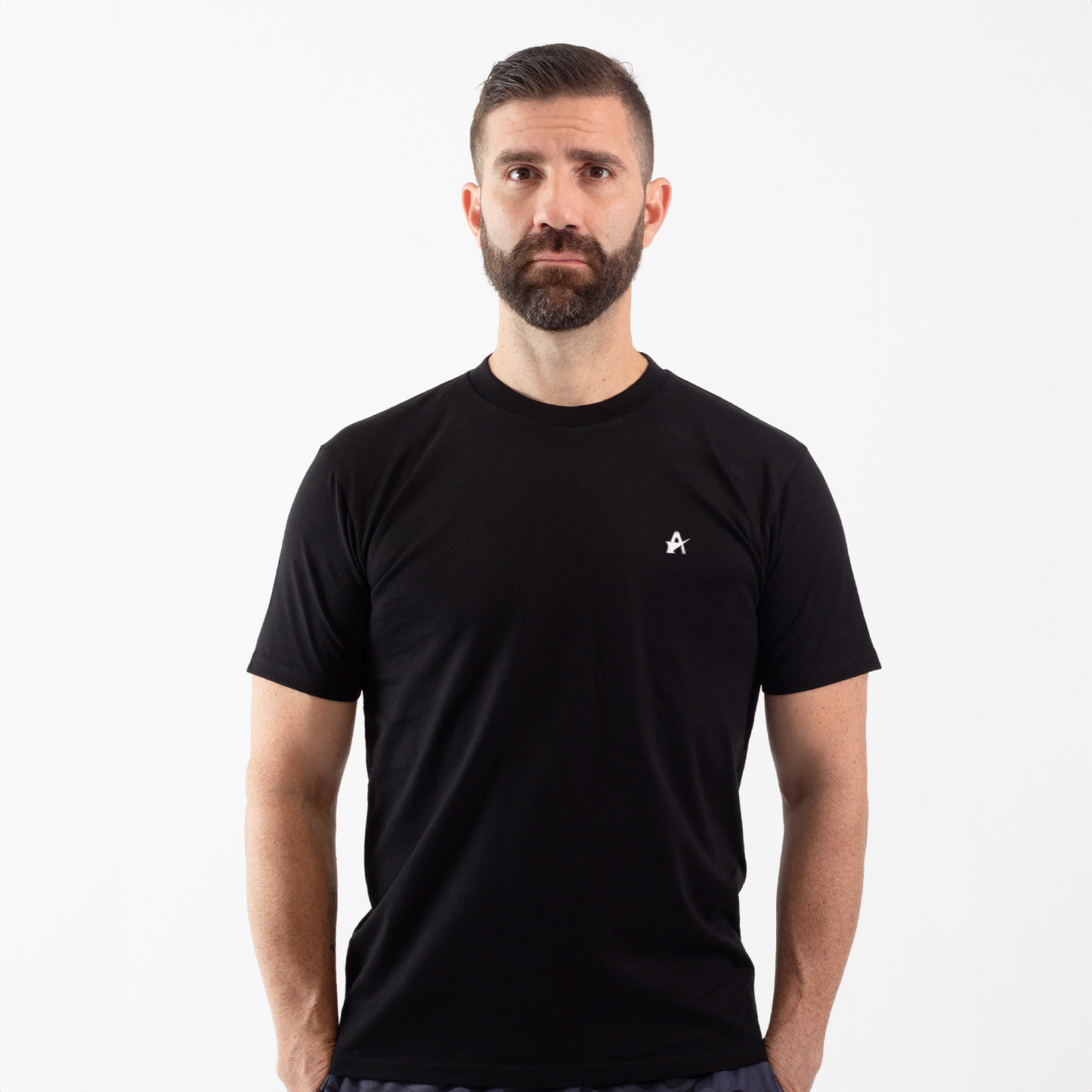 Basics Black SS Tee