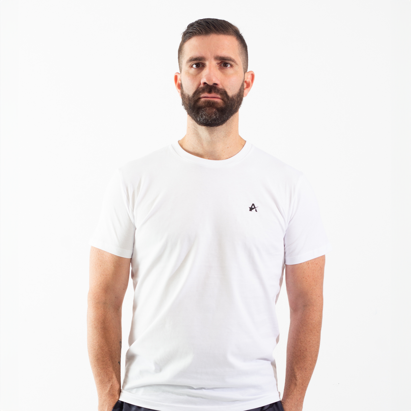 Basics White SS Tee