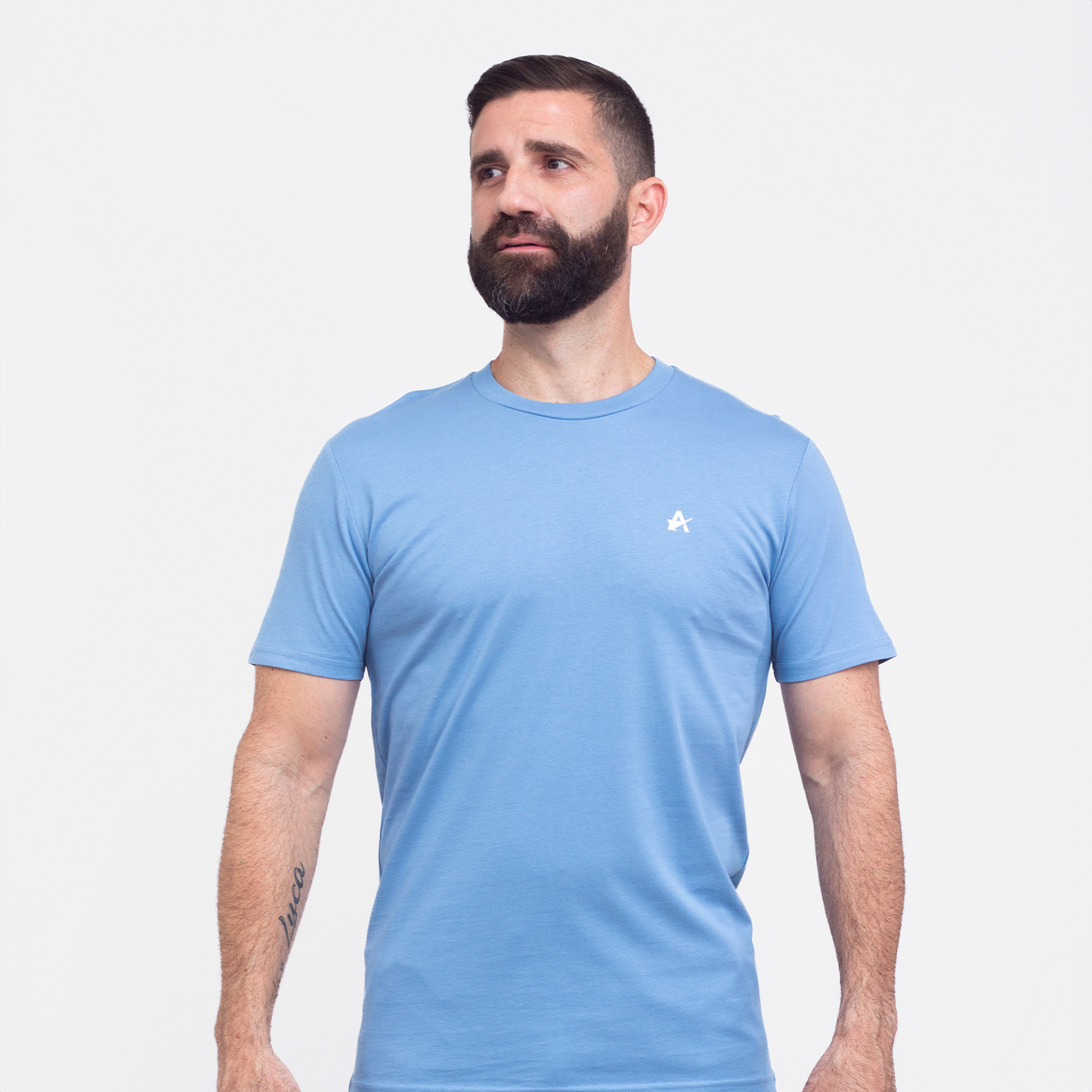 Basics Carolina Blue SS Tee