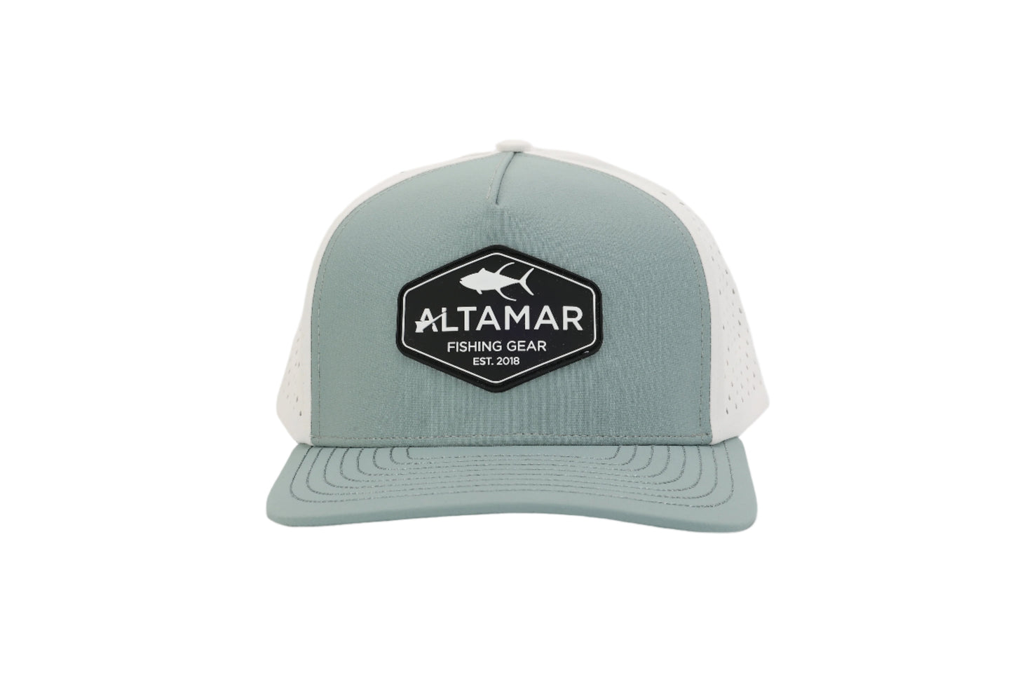 Offshore Snapback Hat - Aqua/White