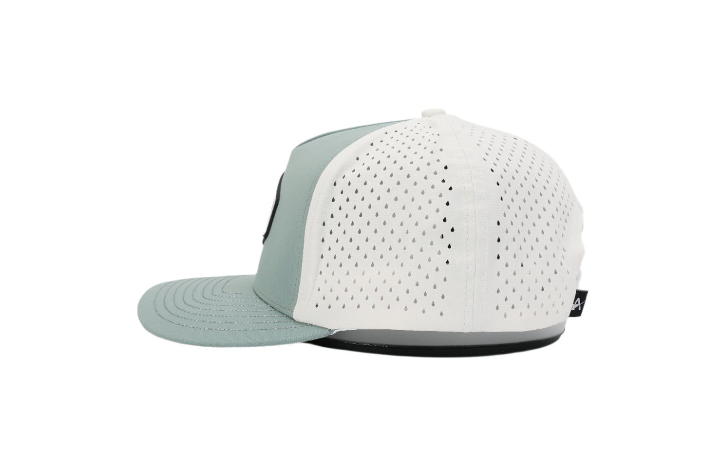 Offshore Snapback Hat - Aqua/White