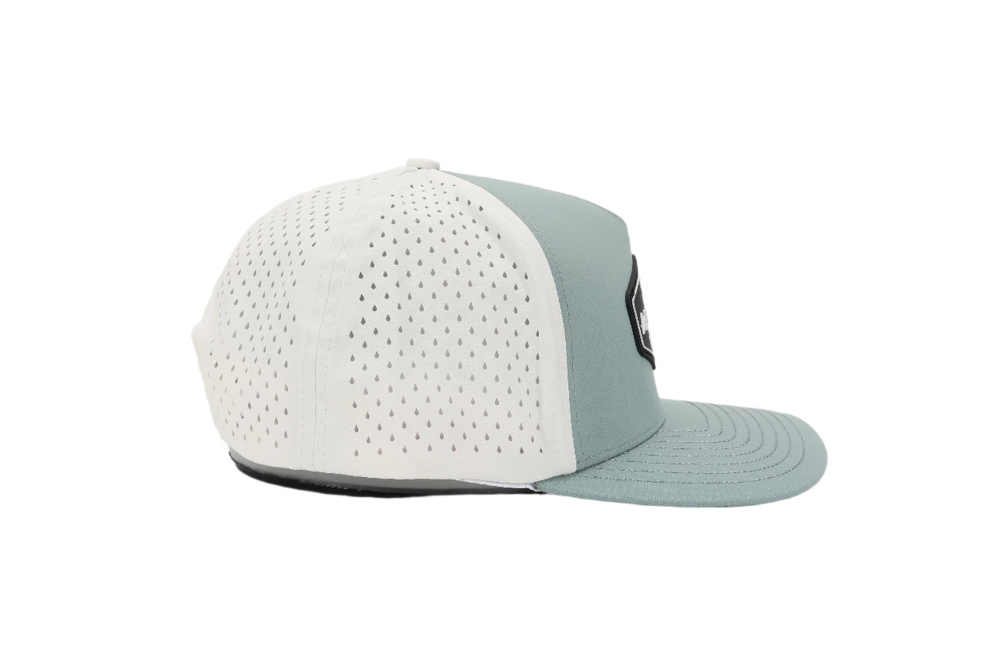 Offshore Snapback Hat - Aqua/White
