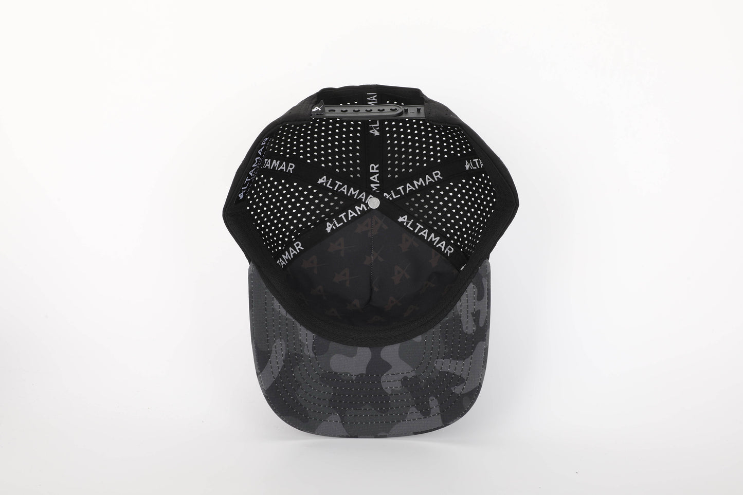 Icon Snapback Hat - Black Camo