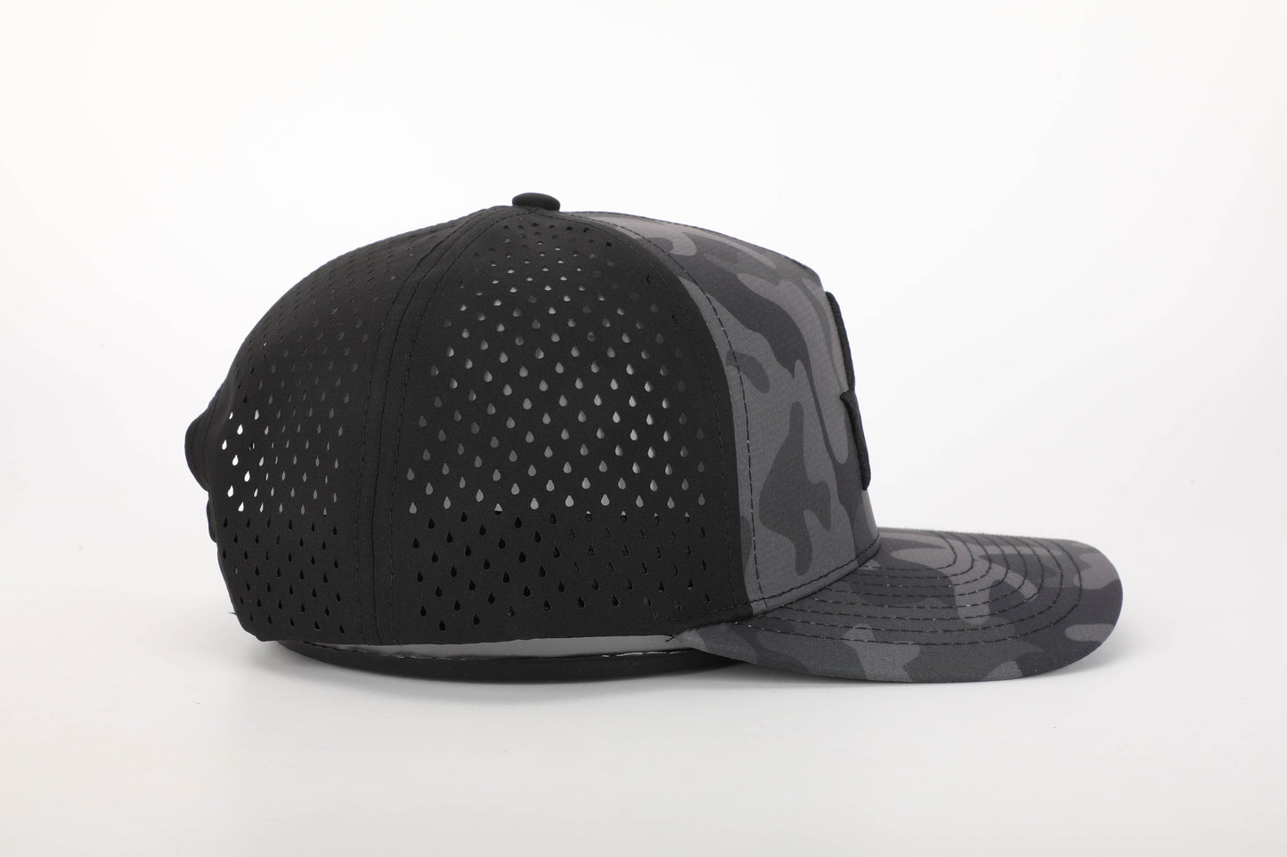 Icon Snapback Hat - Black Camo