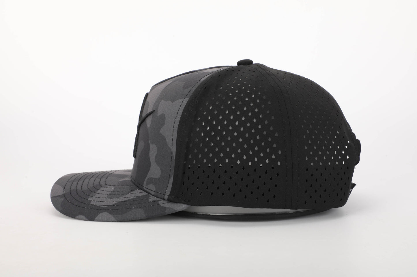 Icon Snapback Hat - Black Camo