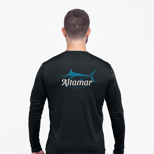 Marlin Performance Black LS Tee