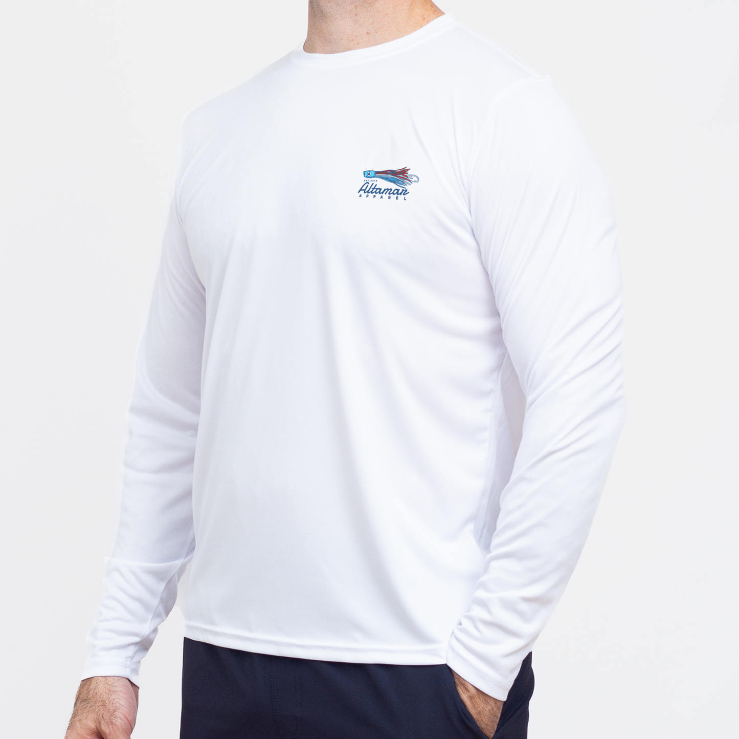 Lure Performance White LS Tee