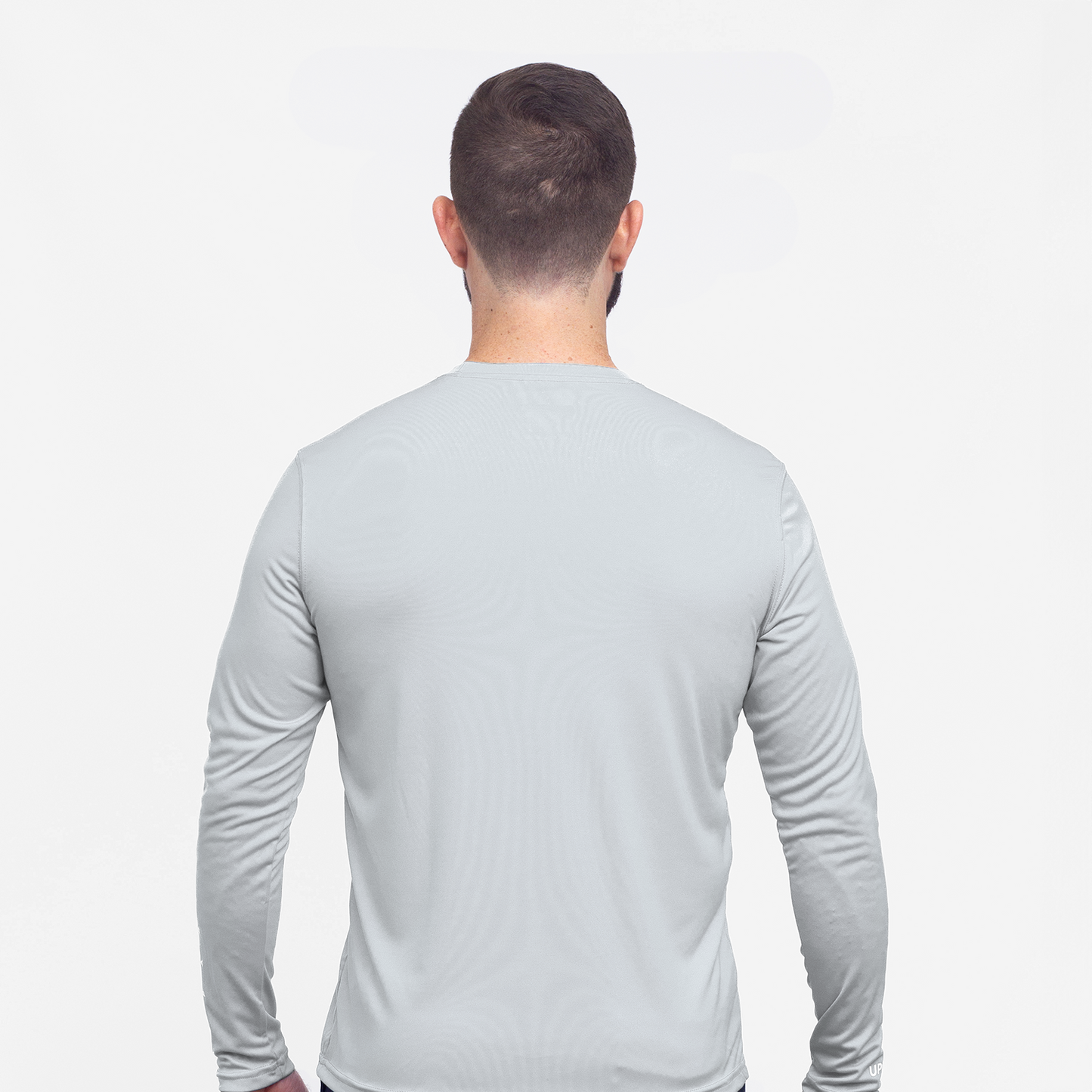 Wordmark Performance Grey LS Tee