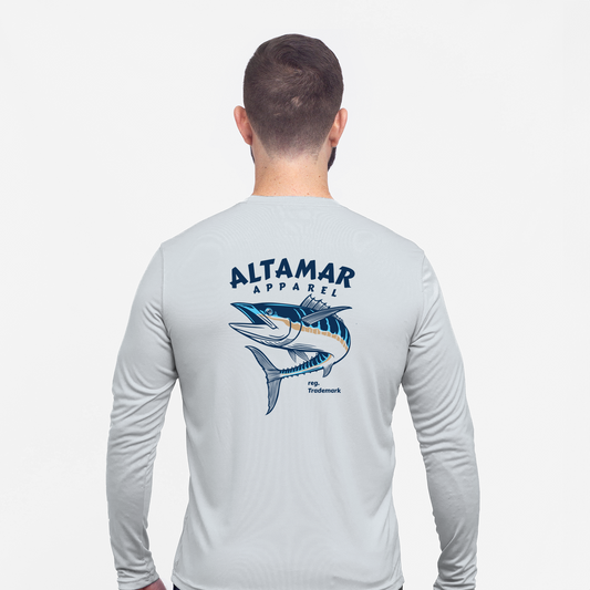 Wahoo Performance Grey LS Tee