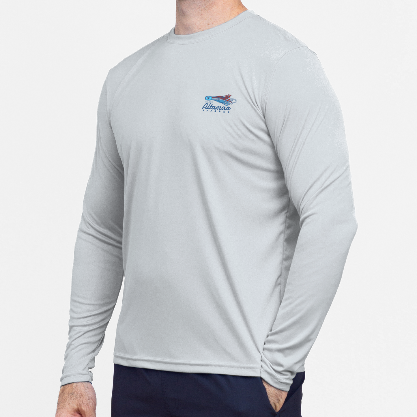 Lure Performance Grey LS Tee