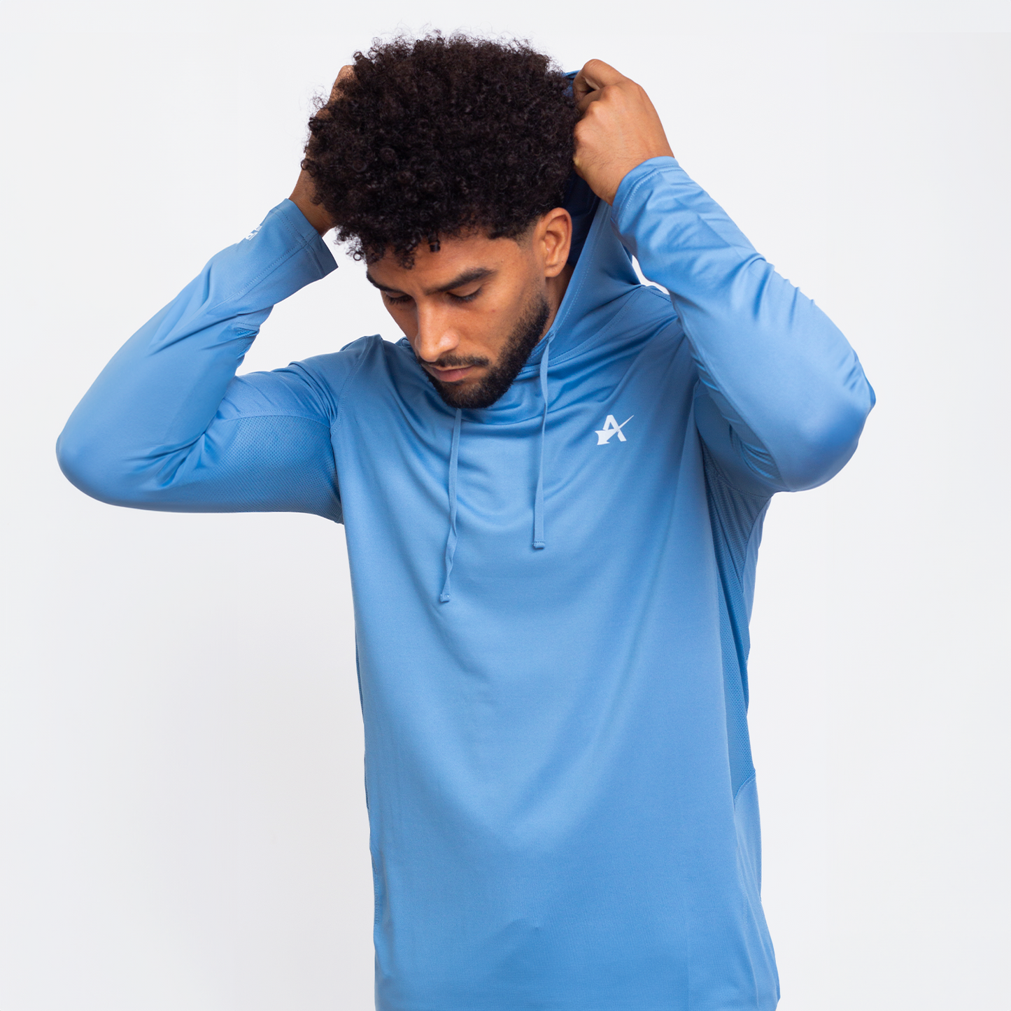 Pro Performance Hoodie LS Tee - Slate
