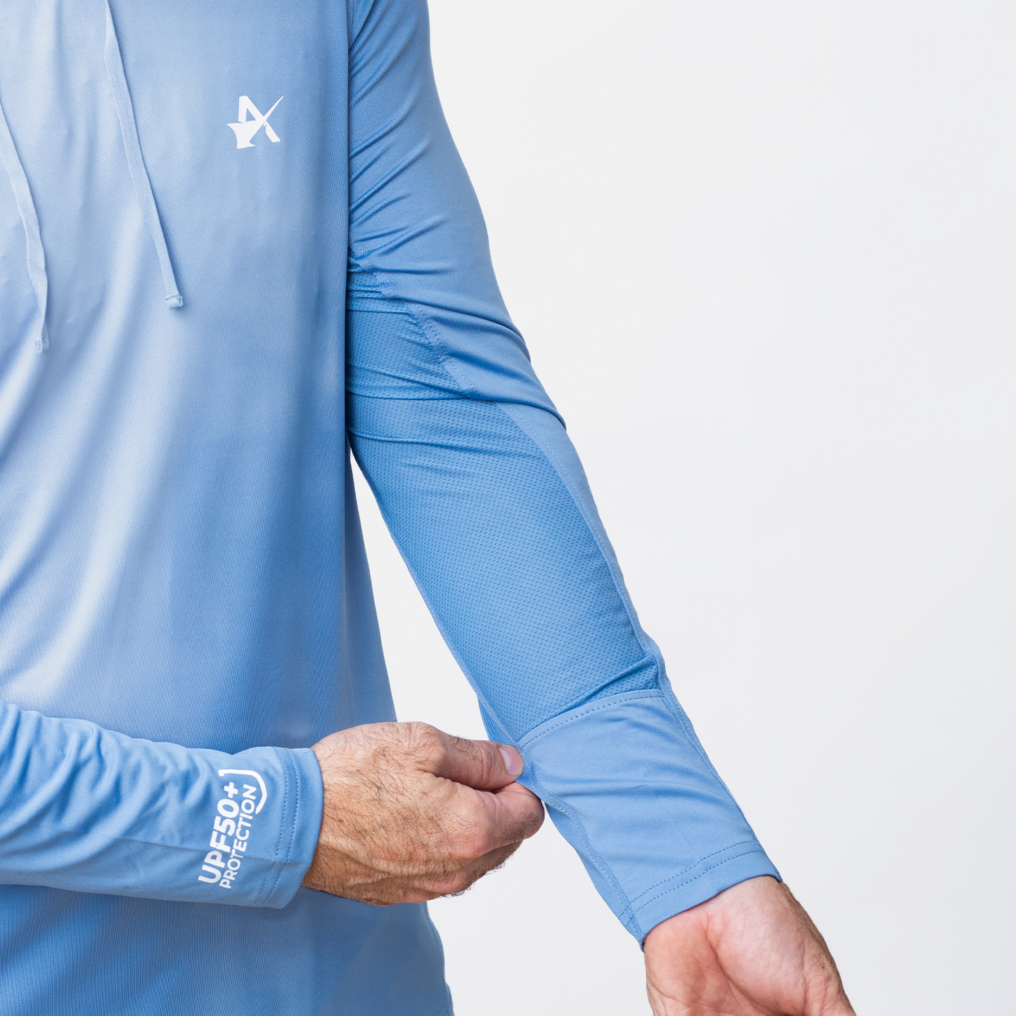 Pro Performance Hoodie LS Tee - Slate