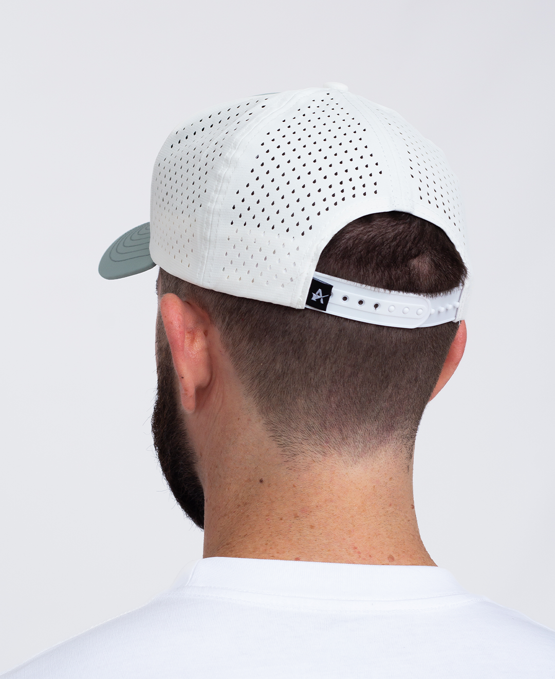 Offshore Snapback Hat - Aqua/White