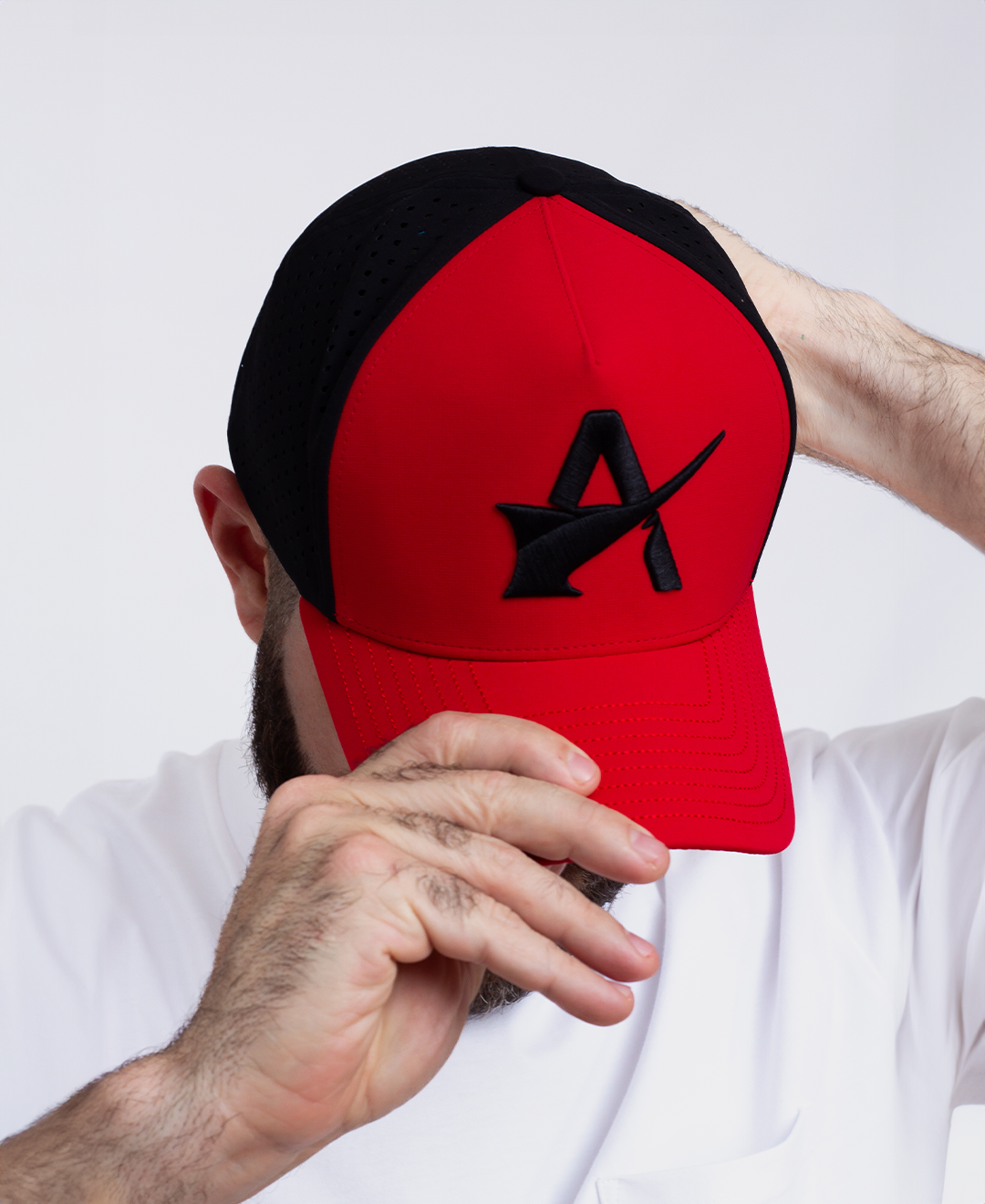 Icon Snapback Hat - Red