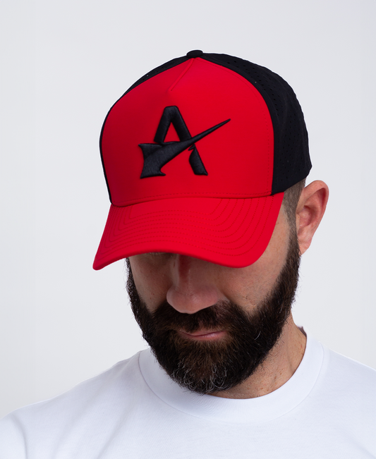 Icon Snapback Hat - Red