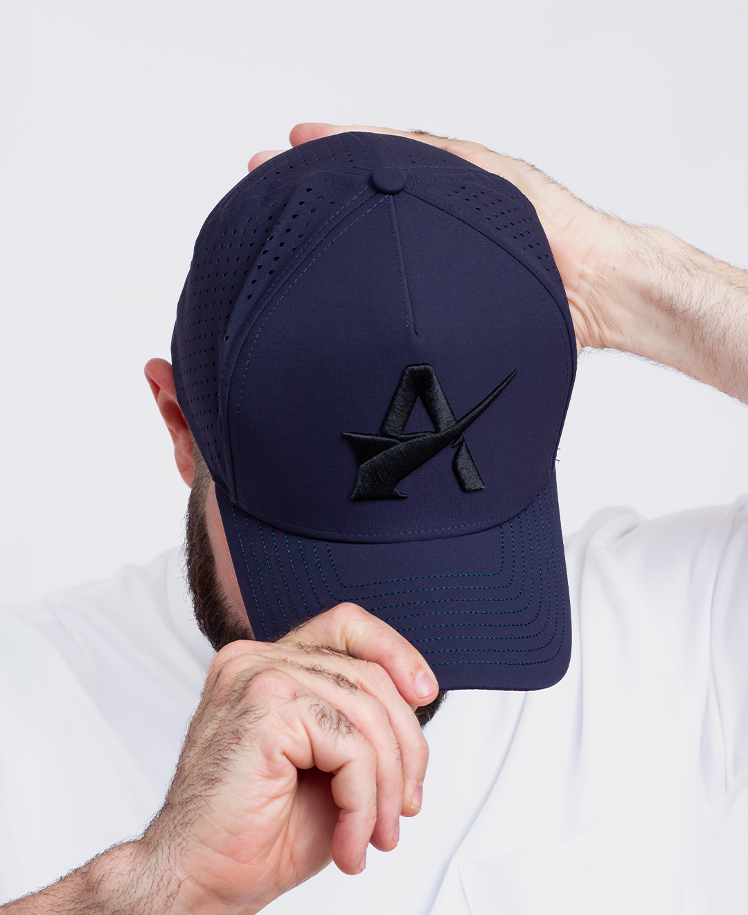 Icon Snapback Hat - Navy