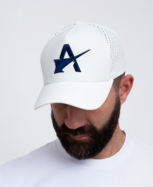 Icon Snapback Hat - White