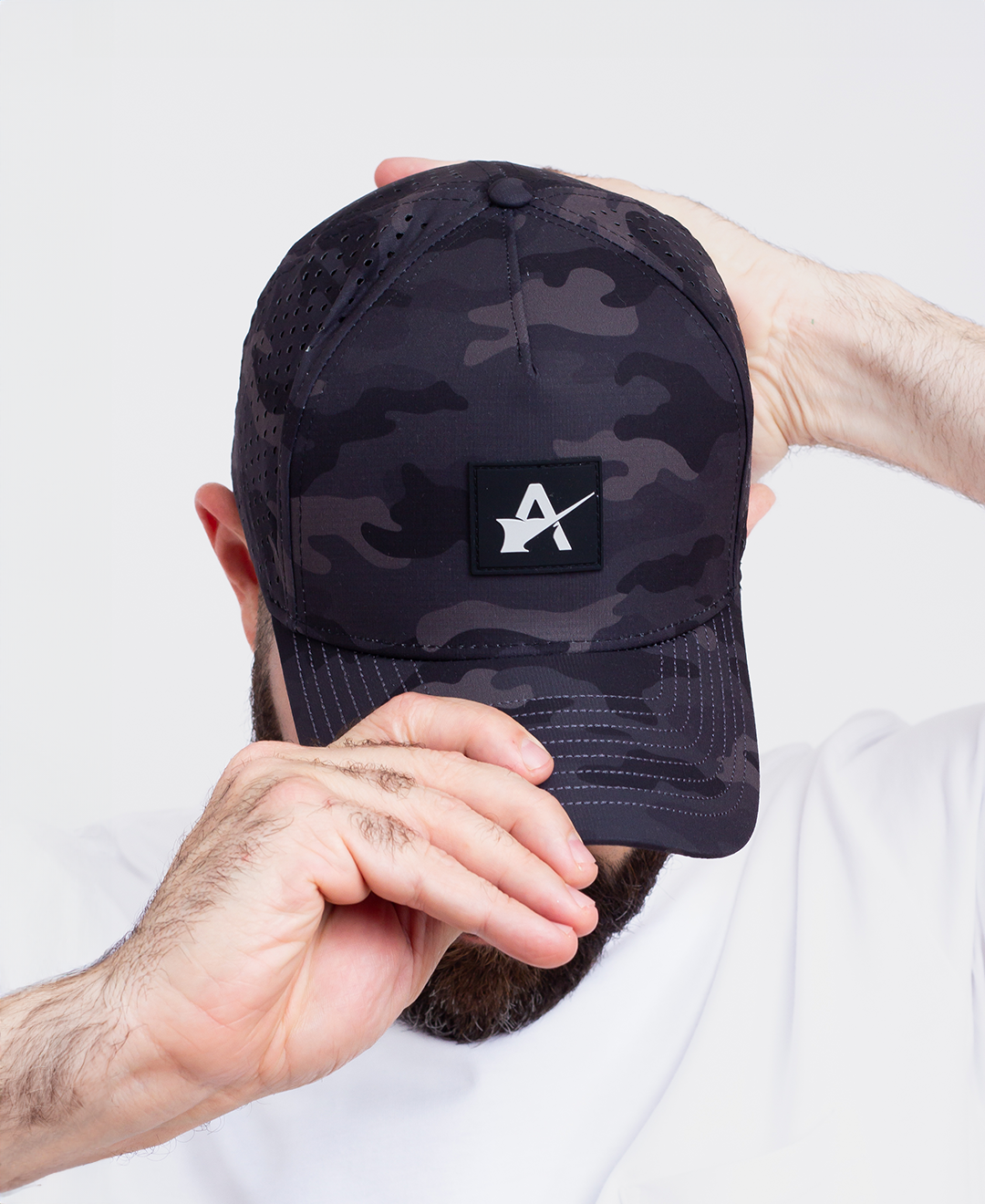 Performance Icon Patch Snapback - Black Camo