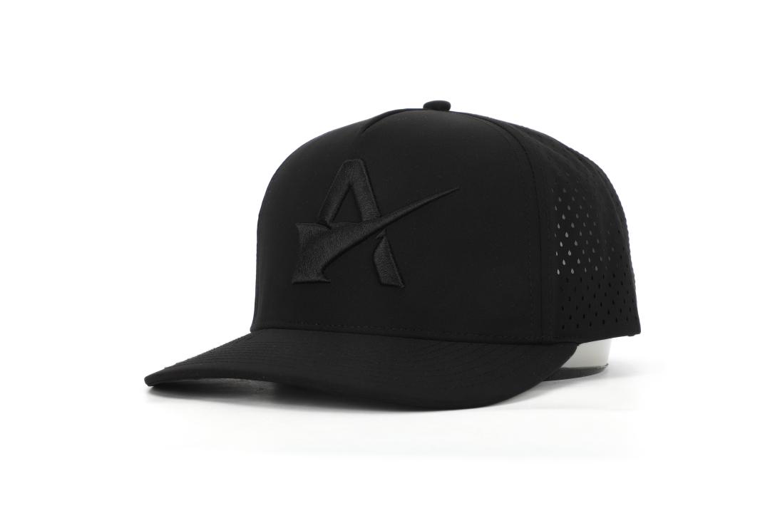 Icon Snapback Hat - Black
