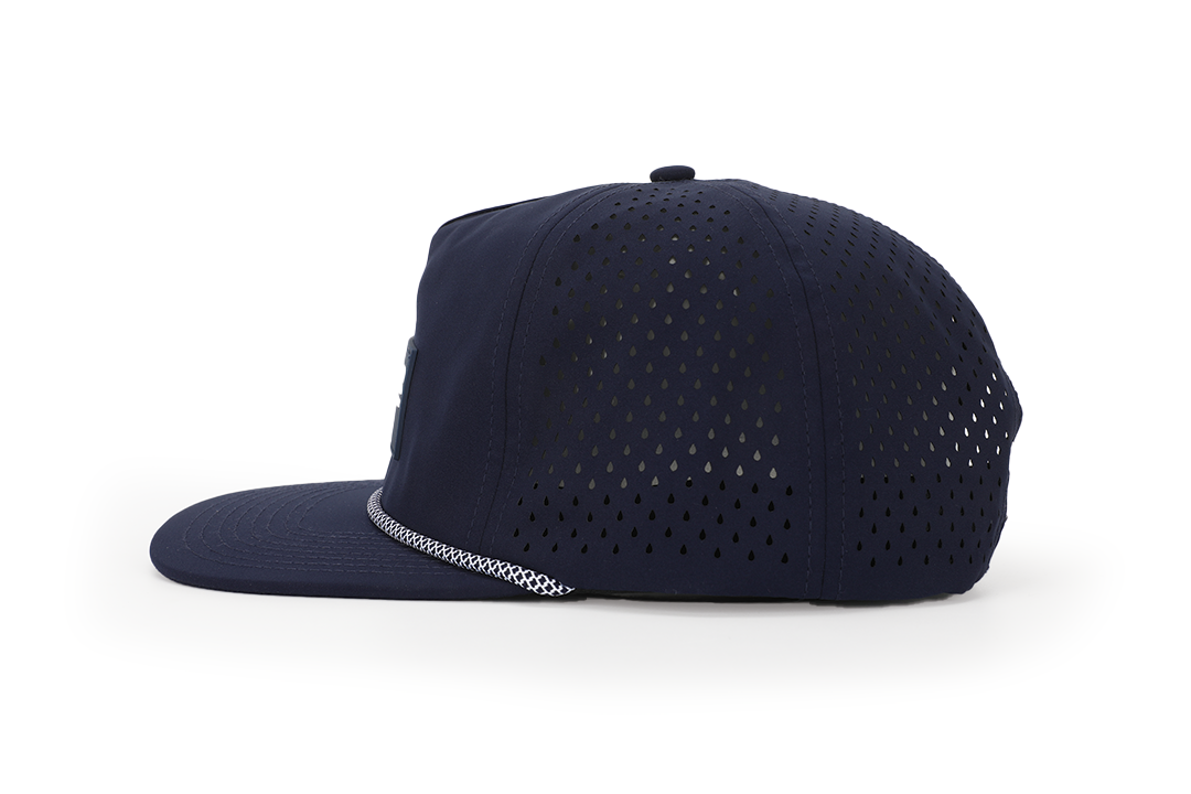 Coastal Snapback Cap - Navy
