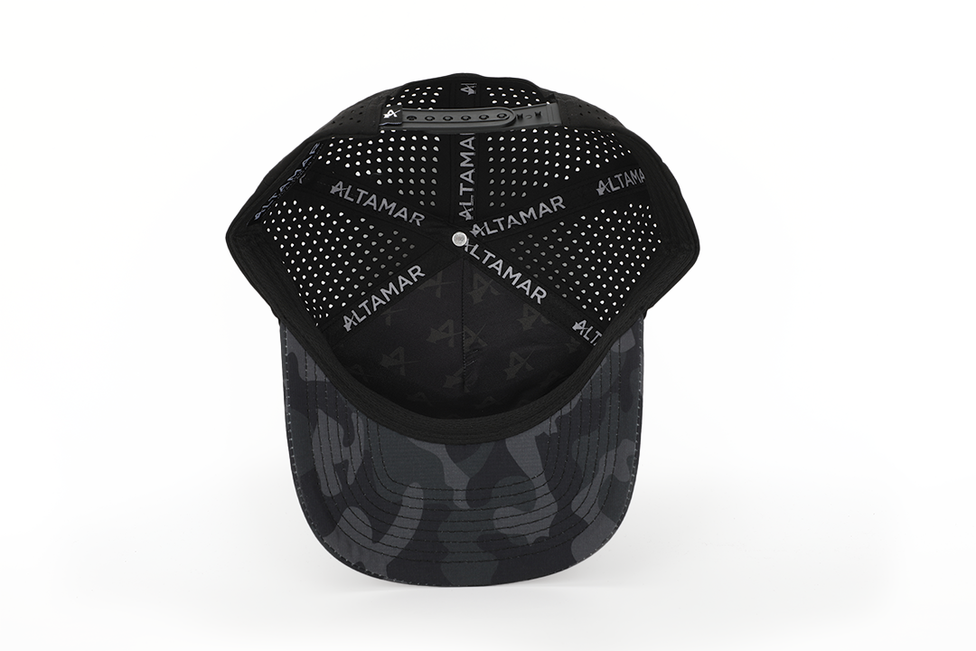 Offshore Snapback Hat - Black Camo