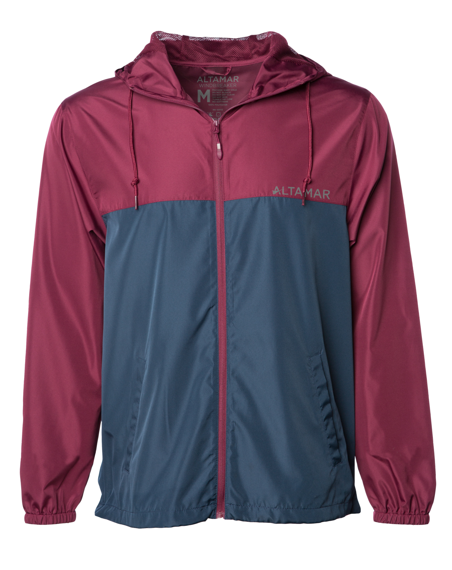 Maroon/Navy Windbreaker