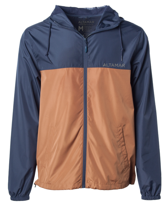 Orange/Navy Windbreaker