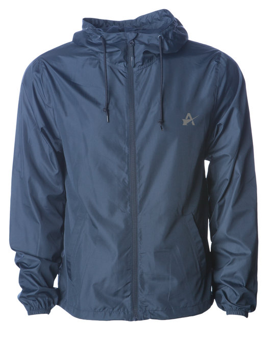 Navy Windbreaker