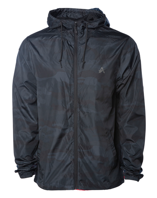 Black Camo Windbreaker