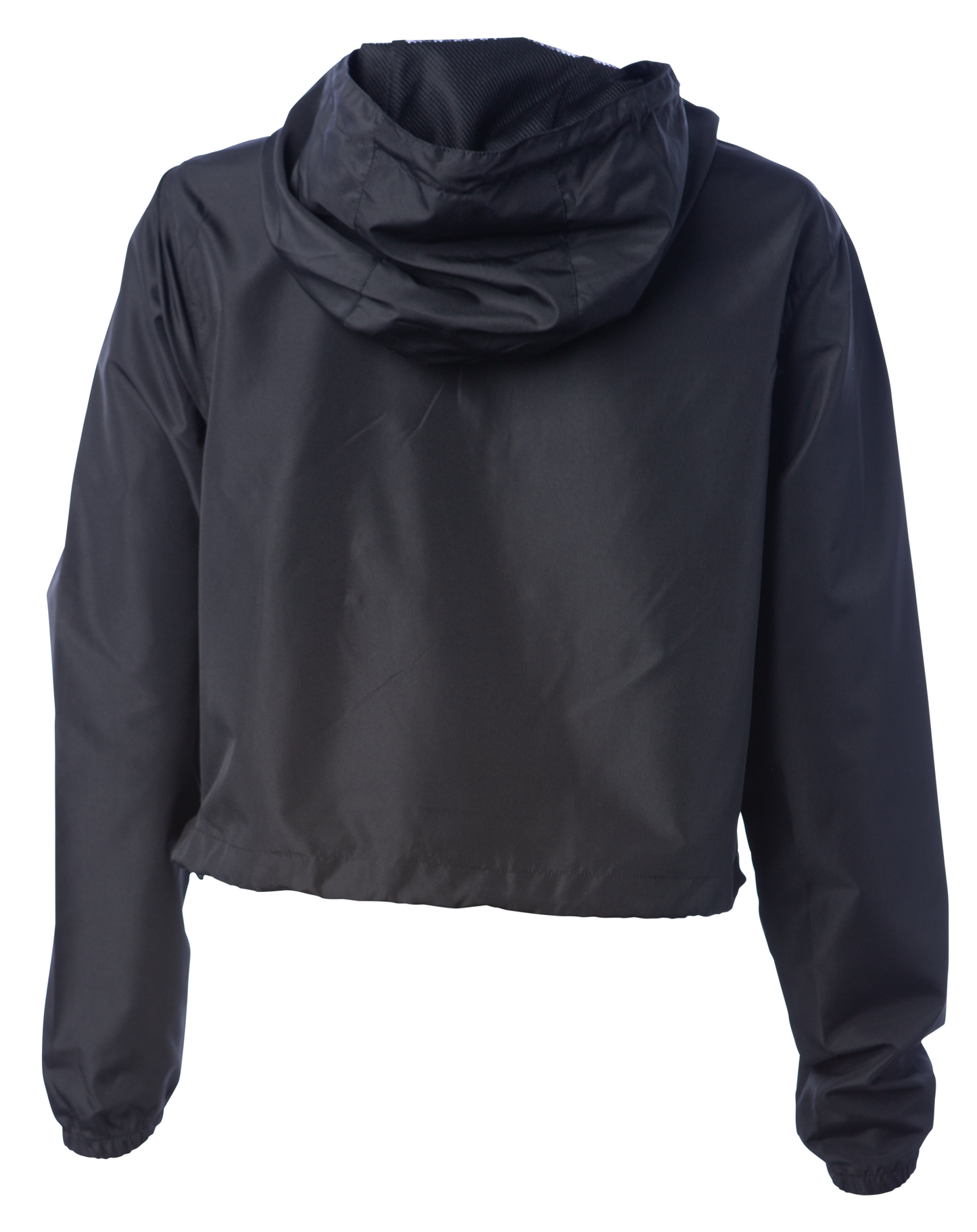 Black Crop Windbreaker