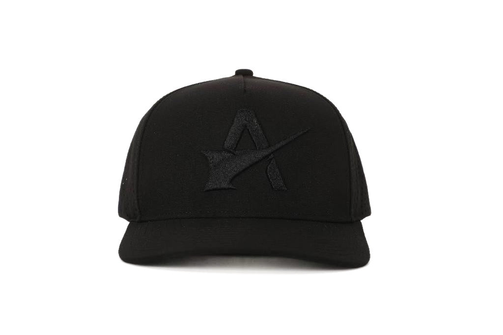 Icon Snapback Hat - Black