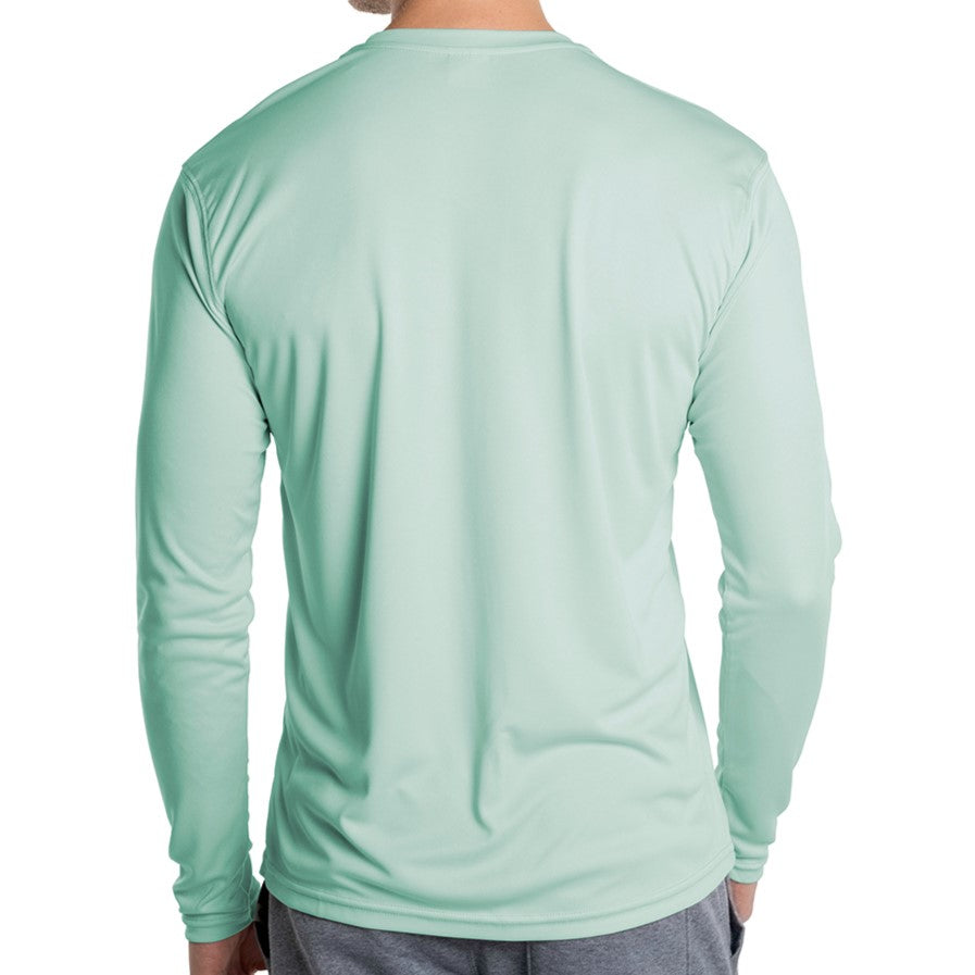 Wordmark Performance Seafoam LS Tee