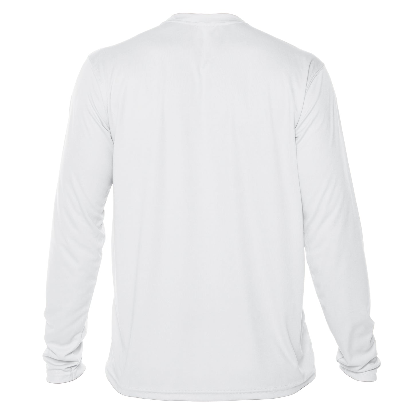 Wordmark Performance White LS Tee