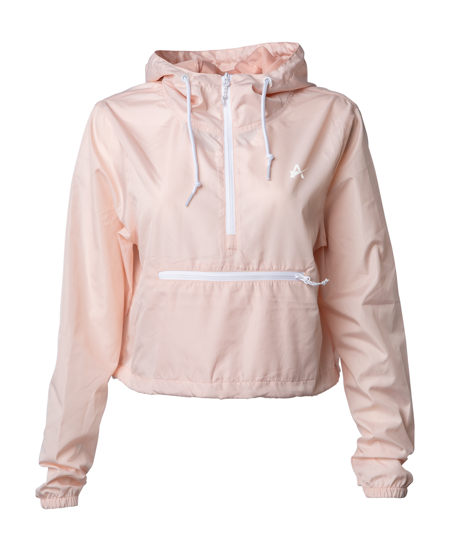 Pink Crop Windbreaker