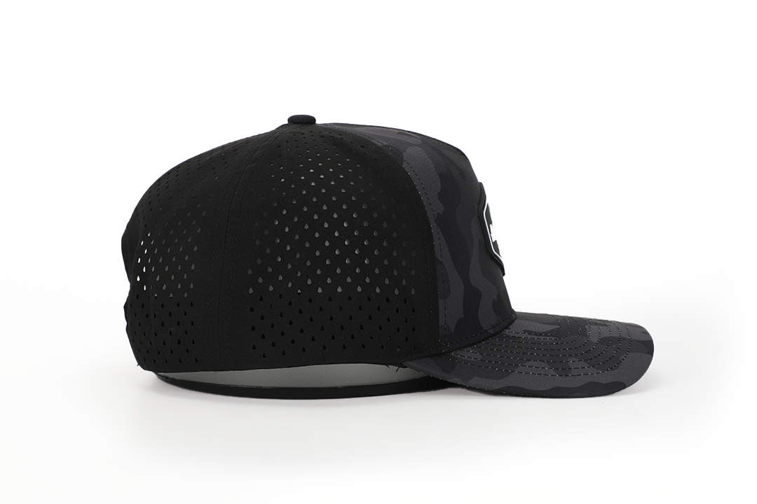 Offshore Snapback Hat - Black Camo
